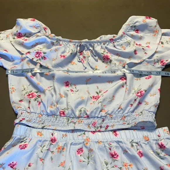 NWT 2 piece set top & skirt in Dusty Blue - Picture 9 of 12